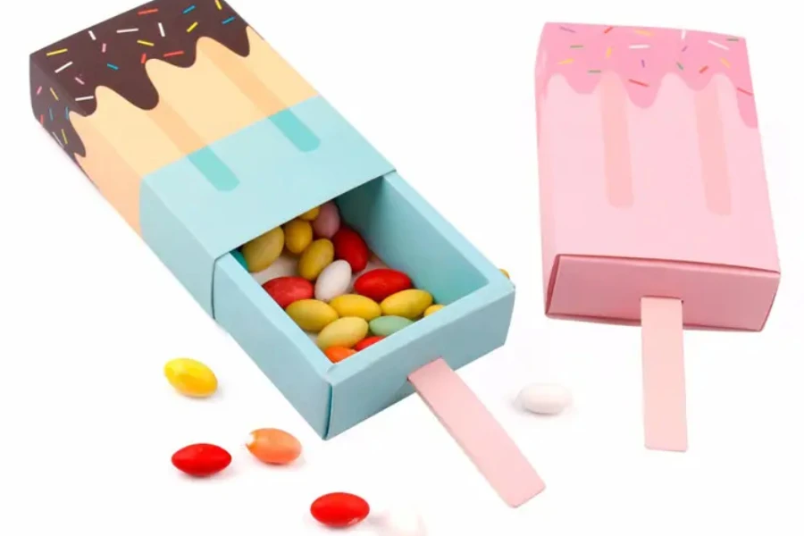 Embalagem de chocolate personalizada permite personalizações, incluindo formas e tamanhos