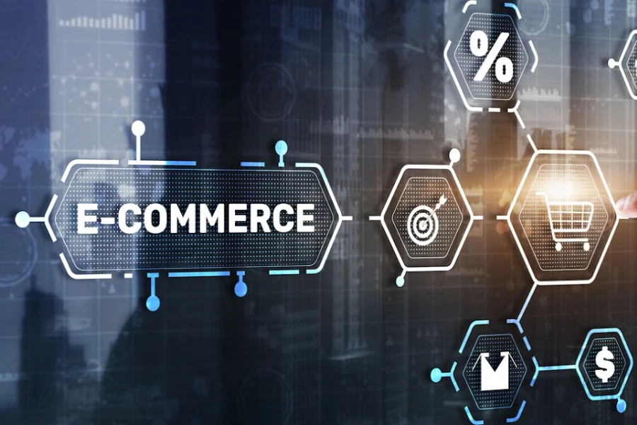Konzept der E-Commerce-Plattform