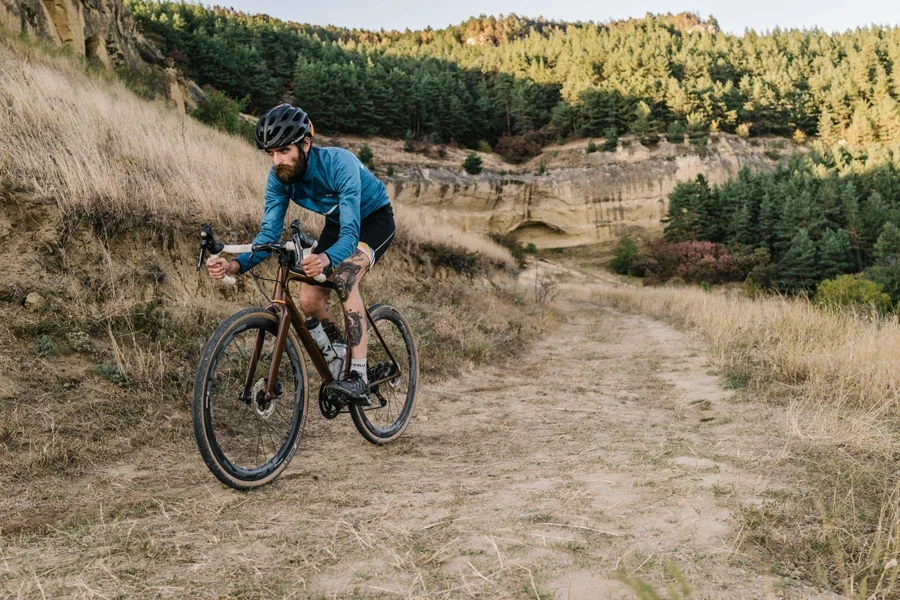 bicicleta de cascalho