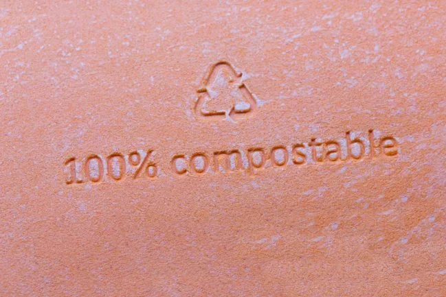 The products focus on compostable labelling. Credit: Viktoriia Adamchuk via Shutterstock.
