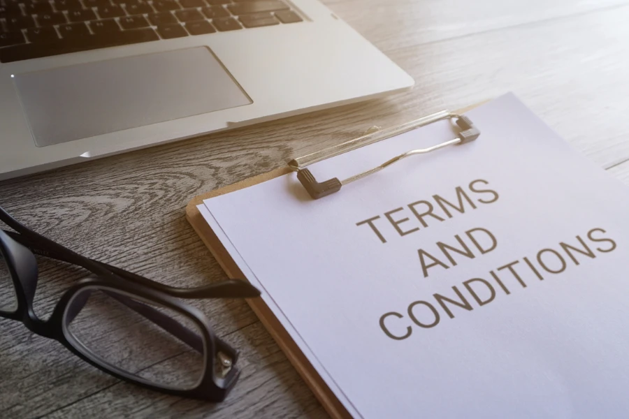 Insurance policy terms and conditions