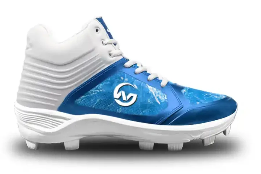 Metal cleat baseball shoes for men