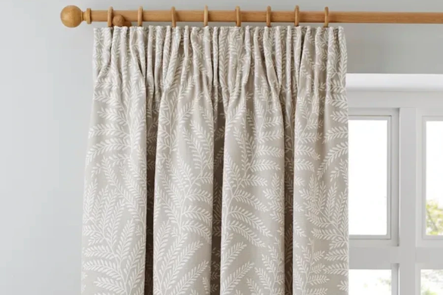 Pencil pleat curtains