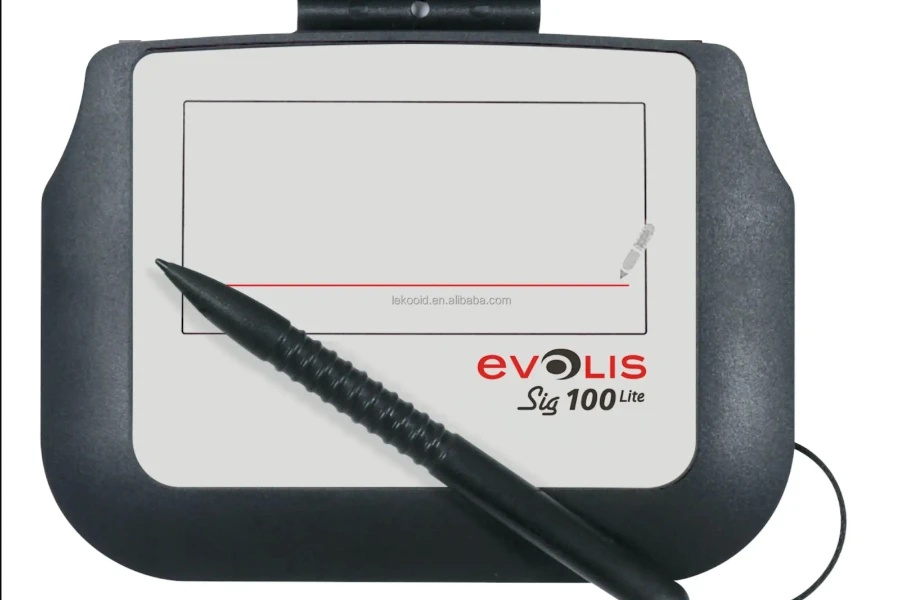 Sign pad with LCD screen that comes with a stylus