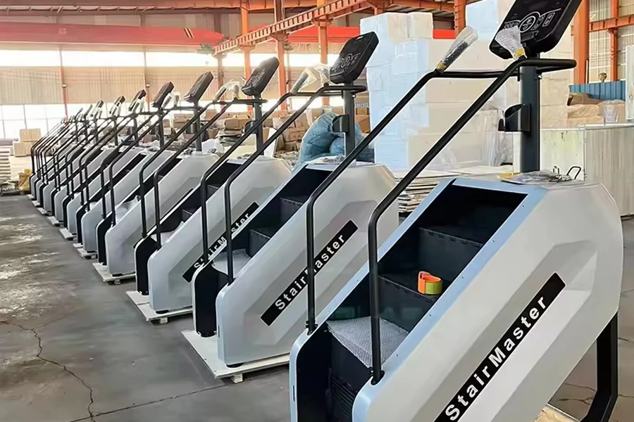 stair climbers in the gym