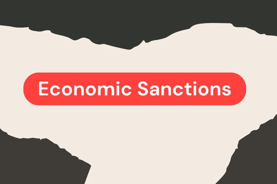 The geopolitical risk of economic sanctions and restrictions