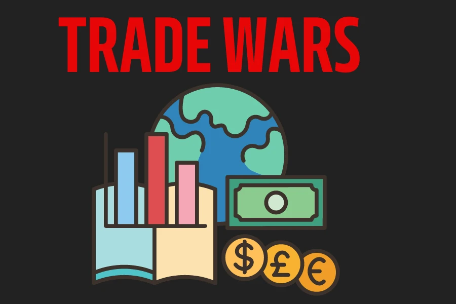 Guerres commerciales et imposition de droits de douane en représailles entre pays