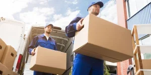 two delivery men