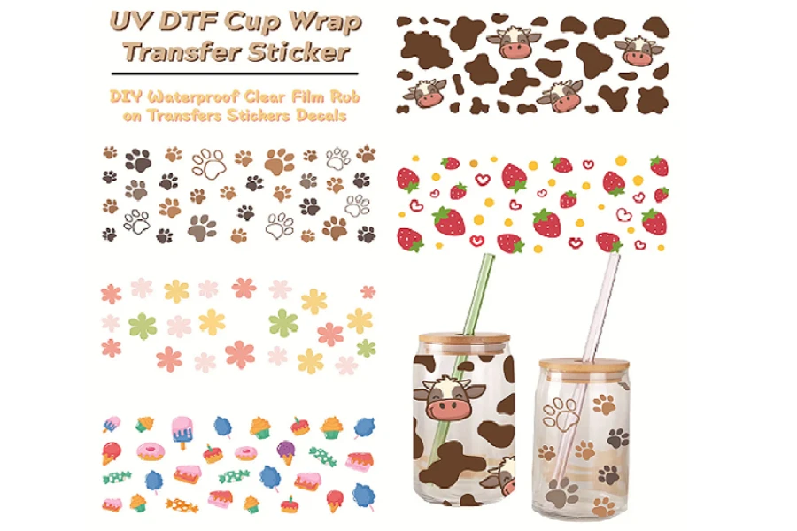 UV DTF cup wraps offer excellent image quality and convenience