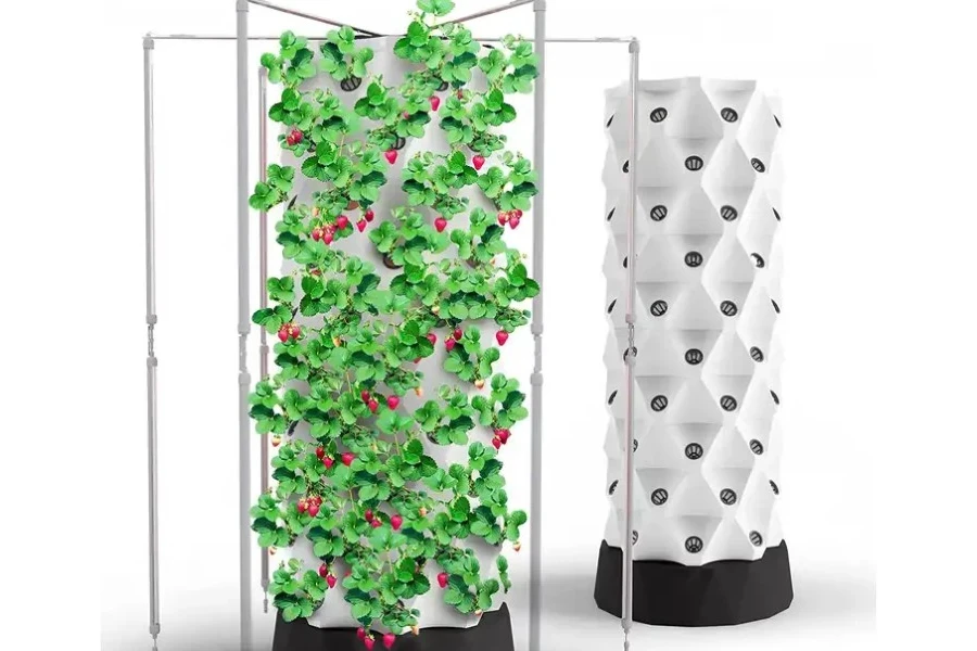 vertical aeroponic tower indoor garden