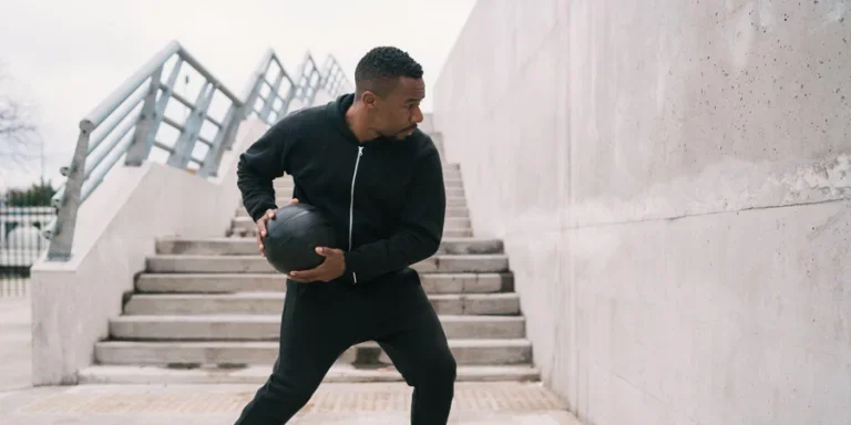 упражнение с мячом на стене