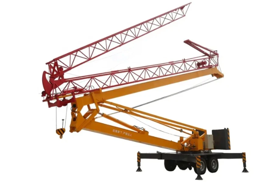 Mobile crane yang dapat berdiri sendiri seberat 1.5 hingga 2 ton