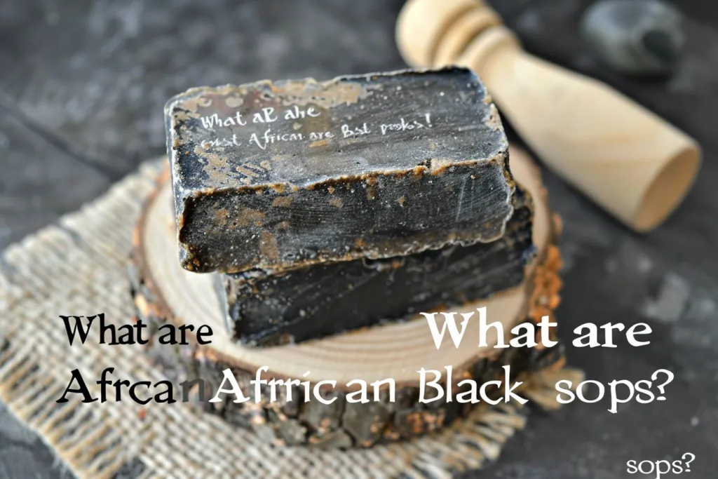 photo of African black soap