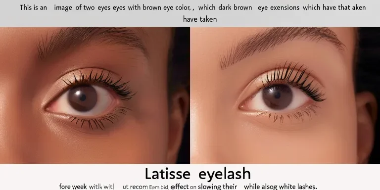 This is an image of two eyes with dark brown eye color