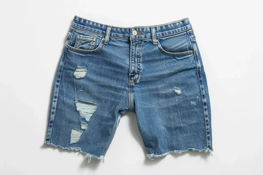 denim shorts