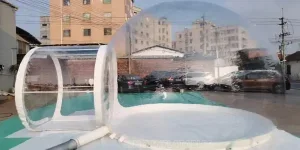 5m dome all clear inflatable bubble camping tent