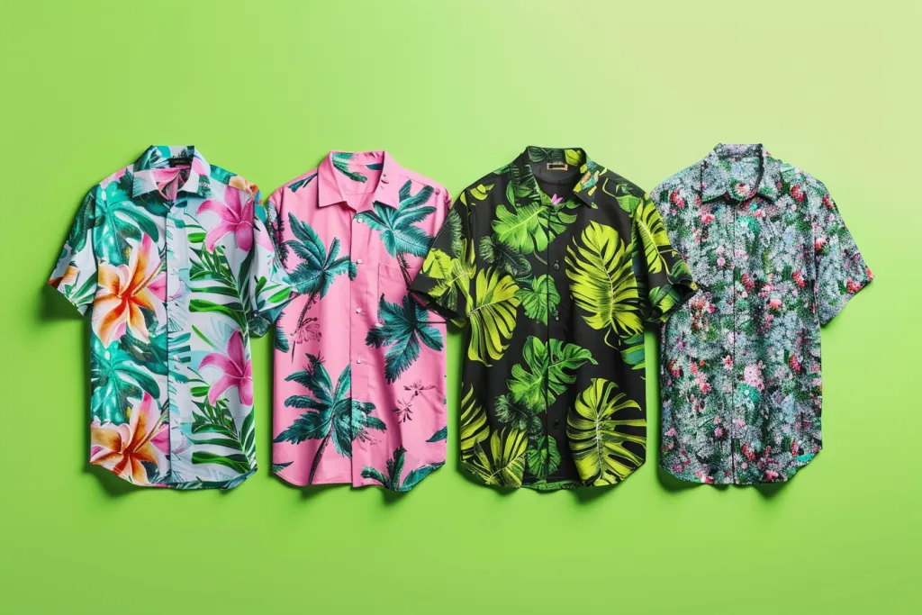 4 vintage Hawaiian shirts