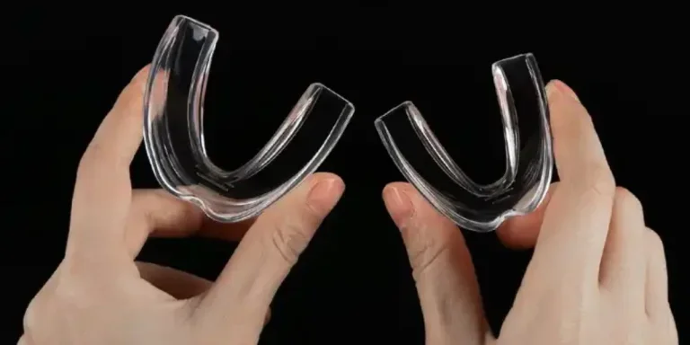 Protector bucal nocturno de 8 piezas para rechinar los dientes.