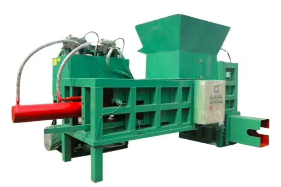 A square bale silage baler