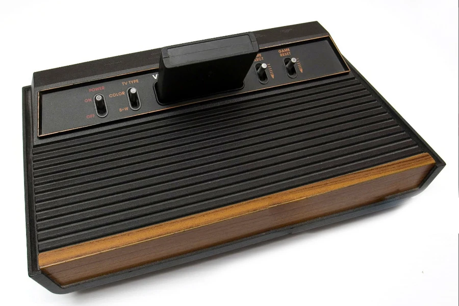 An Atari retro video game console