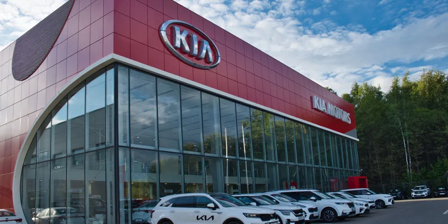Building of KIA MOTORS car selling and service center