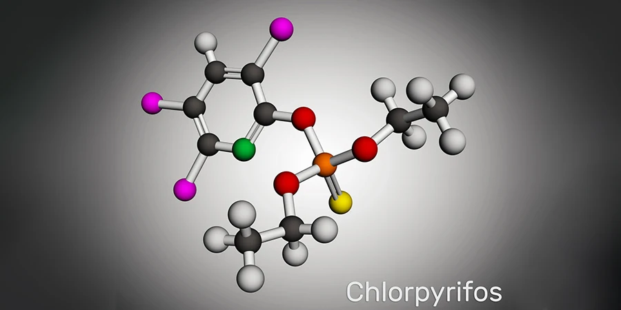 Clorpirifós, molécula de CPS