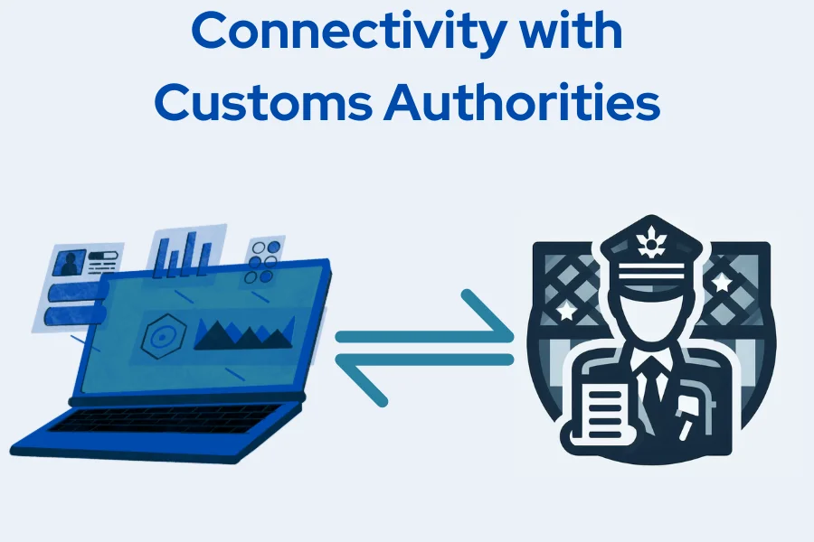 Les solutions SaaS douanières assurent la connectivité avec les autorités douanières