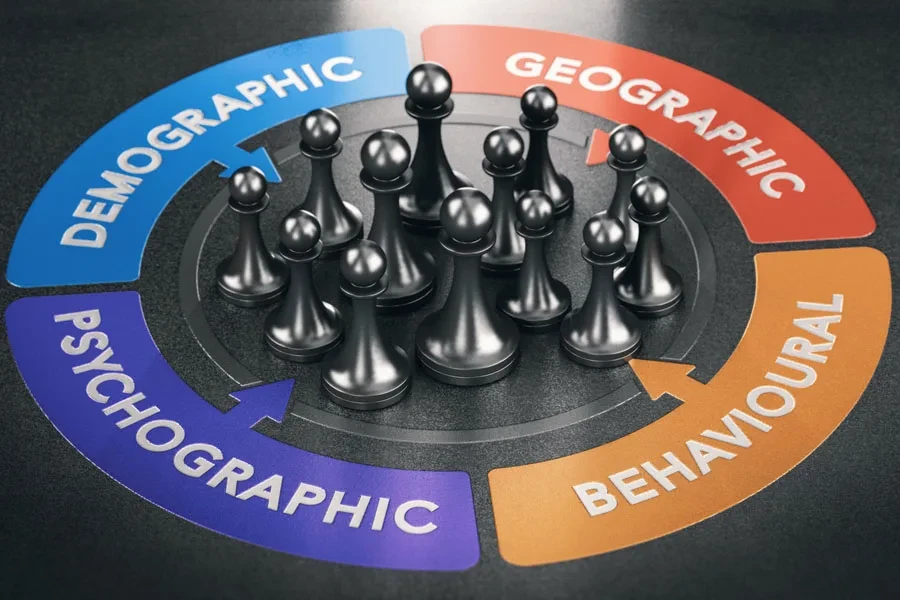 Different types of market segmentation