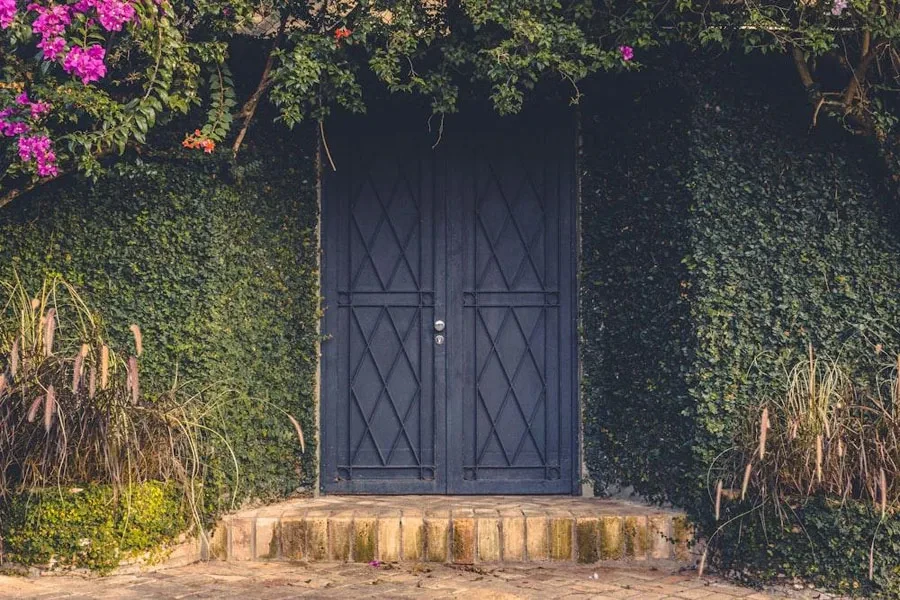 Entry with double metal entrance doors