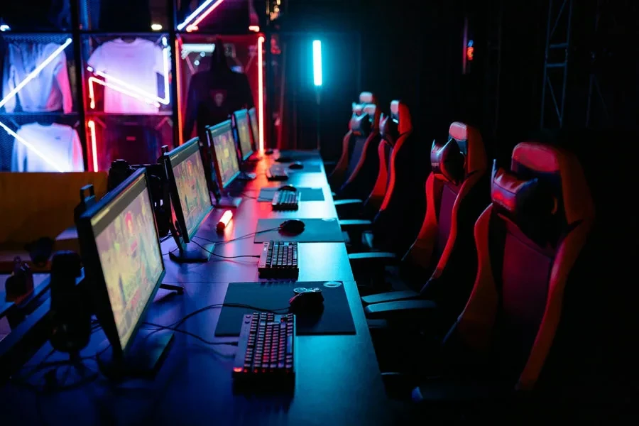 Gaming-Setup für wettbewerbsfähigen E-Sport