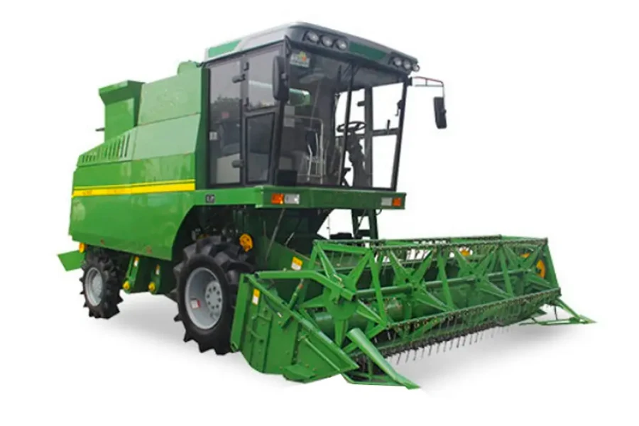 Medium-sized conventional lateral combine harvester