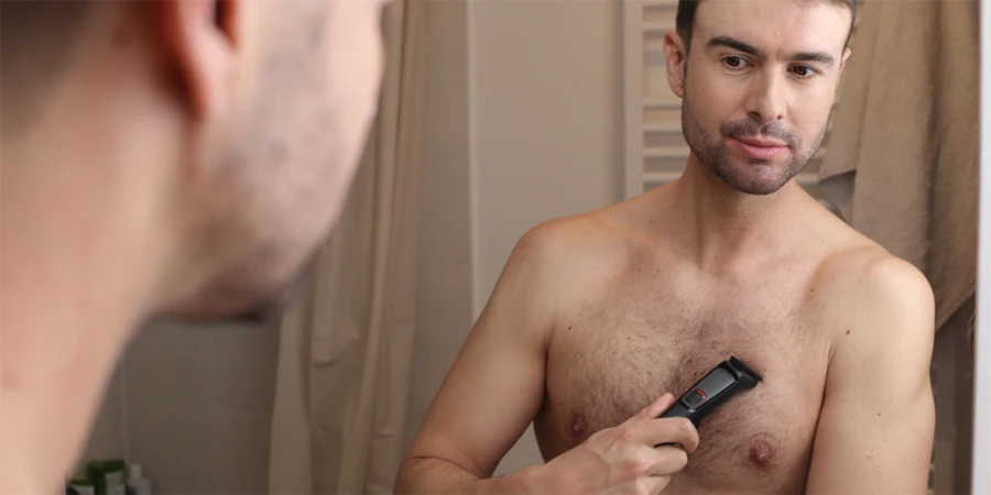 Men's chest hair removal
