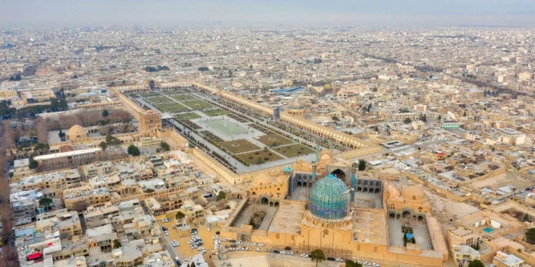 Naqsh-e Jahan Square in Isfahan, Iran