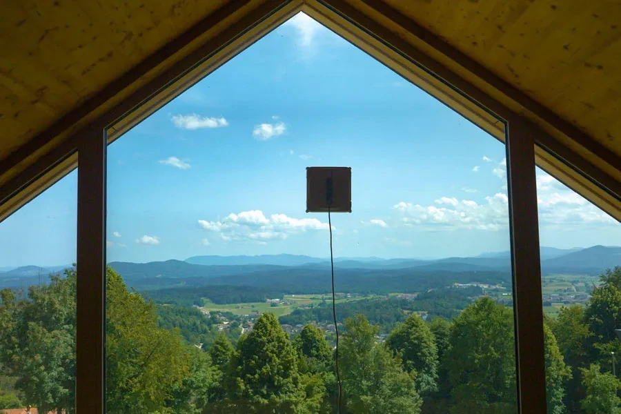 Robotic window cleaner