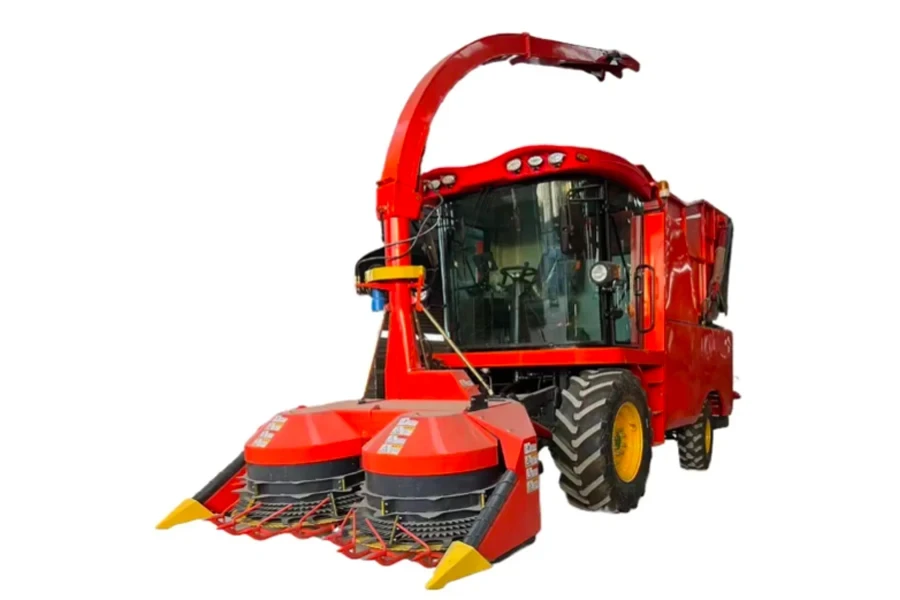 Rotary combine harvester for harvesting corn stalks