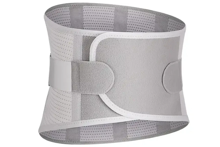 Adjustable back lumbar support belt