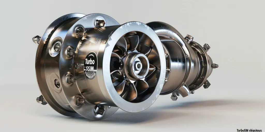 Ein Foto eines integrierten Turbos