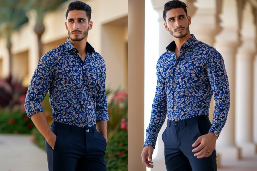 men's shirt with long sleeves