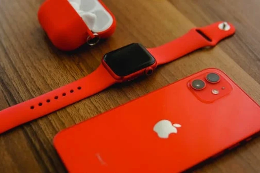 brand diagram showing red apple gadgets