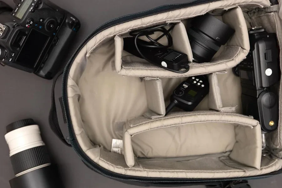 camera bag stock