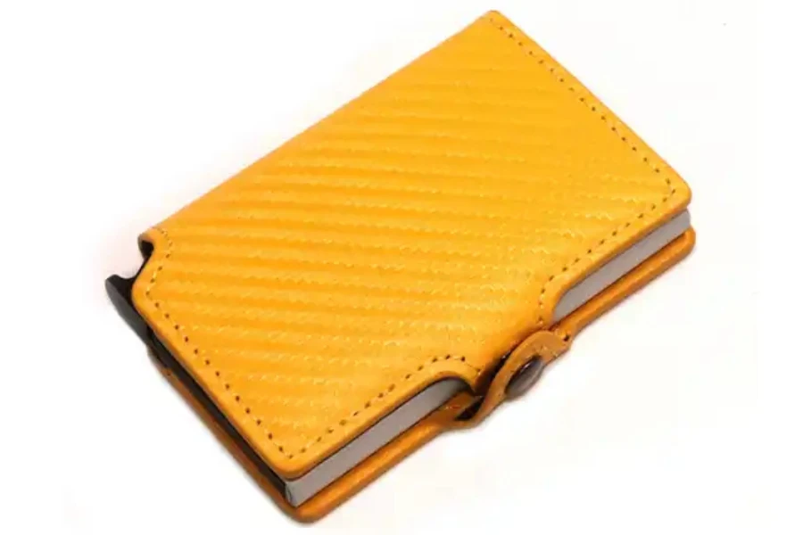 Credit card and ID holder carbon fiber wallet