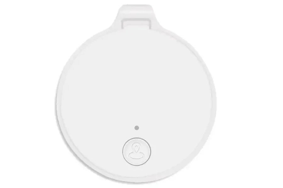 Custom, round Bluetooth key finder