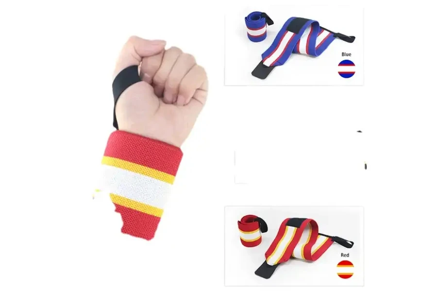 Easy to wear hand support gym wrist wraps brace