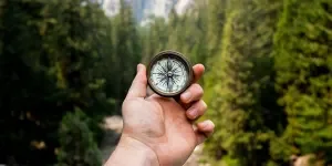 hiking compass