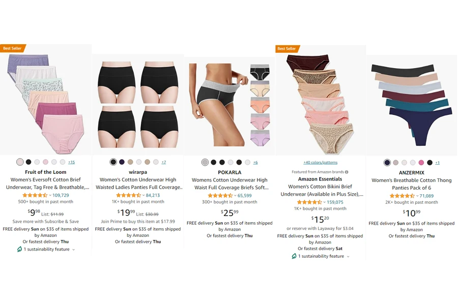 hottest selling underwears