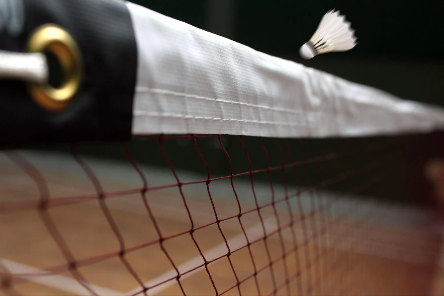 Photo of shuttle badminton net