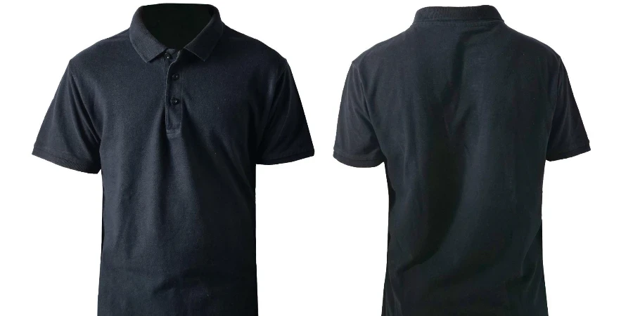 Polo tee design mockup presentation for print