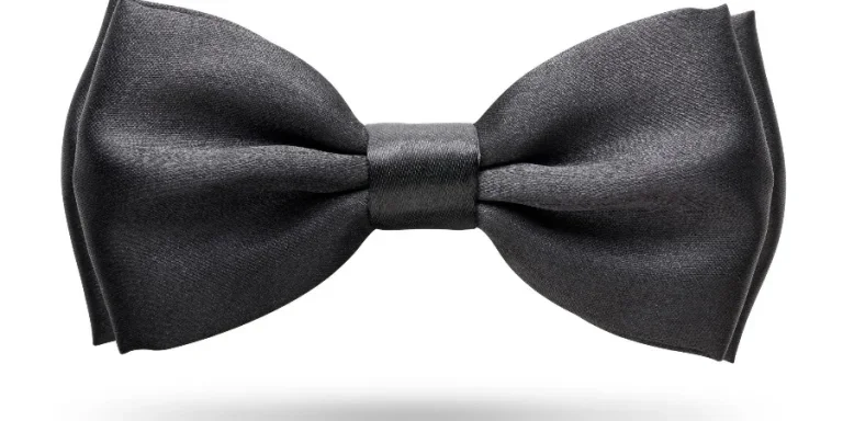 Black bow tie