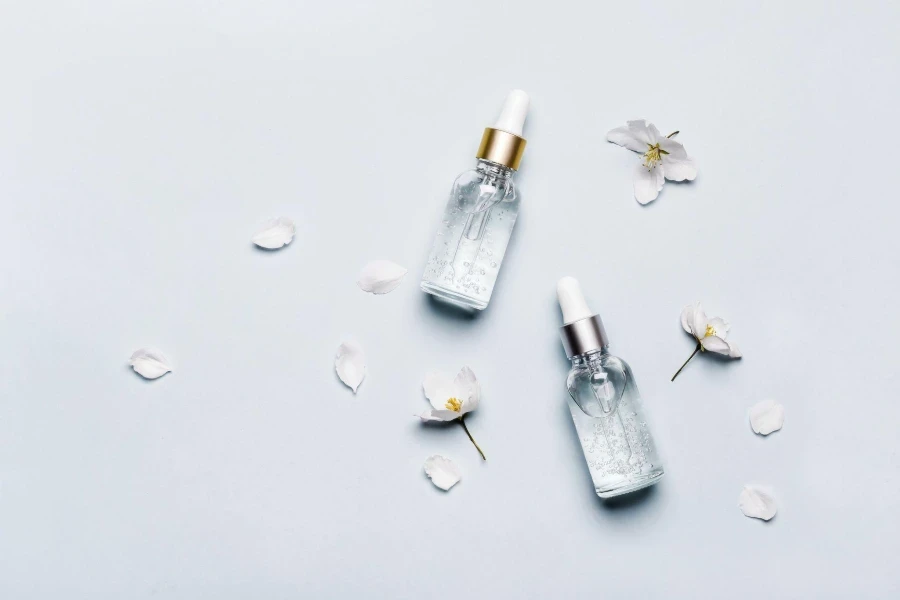 hyaluronic serum acid bottles