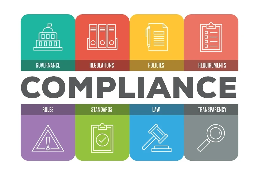 compliance colorful icons